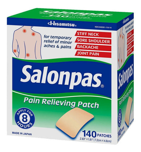 Salonpas Analgesico: 140 parches